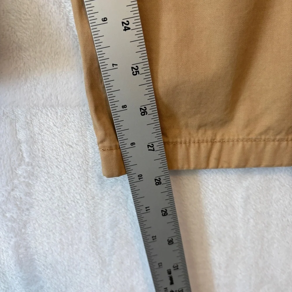 J Crew womens tan casual straight leg Slouchy boyfriend chino pant size 29 AV253